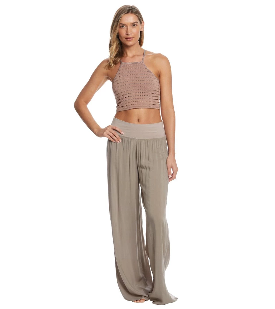 CLOTHING Hard Tail Flat Waist Wide Leg Yoga Pants Driftwood 6 CLOTHING Hard Tail Flat Waist Wide Leg Yoga Pants Driftwood