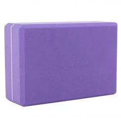 Hugger Mugger 3" Foam Yoga Block Purple