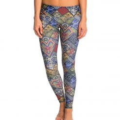 Onzie Long Yoga Leggings Navy Queen
