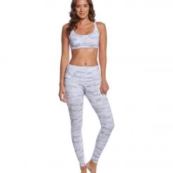 CLOTHING Onzie High Waisted Yoga Leggings Gray Camo