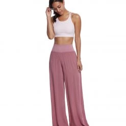 Hard Tail Flat Waist Wide Leg Yoga Pants Dusty Rose 11 Hard Tail Flat Waist Wide Leg Yoga Pants Dusty Rose