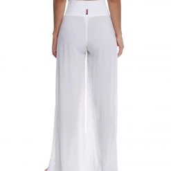 CLOTHING Hard Tail Flat Waist Wide Leg Yoga Pants White 10 CLOTHING Hard Tail Flat Waist Wide Leg Yoga Pants White