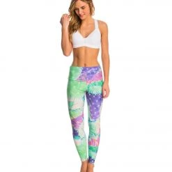 CLOTHING Onzie High Waisted Yoga Leggings Agave