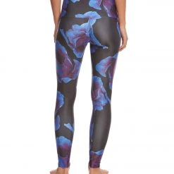 Onzie High Waisted Yoga Leggings Midnight Anemone