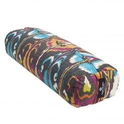 YOGA MATS & PROPS Hugger Mugger Junior Printed Yoga Bolster Bohemian Ikat