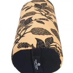 YOGA MATS & PROPS Hugger Mugger Junior Printed Yoga Bolster Caramel Lotus