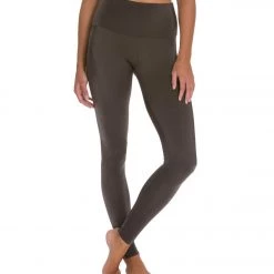 Onzie High Waisted Yoga Leggings Gunmetal CLOTHING