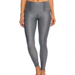 Onzie High Waisted Yoga Leggings Charcoal Snake