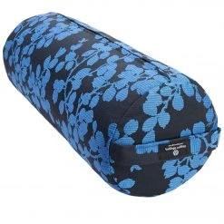 YOGA MATS & PROPS Hugger Mugger Round Printed Yoga Bolster Midnight Vine