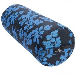 YOGA MATS & PROPS Hugger Mugger Round Printed Yoga Bolster Midnight Vine