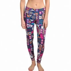 Onzie Long Yoga Leggings Aztec CLOTHING