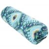 Hugger Mugger Round Printed Yoga Bolster Indigo Ikat