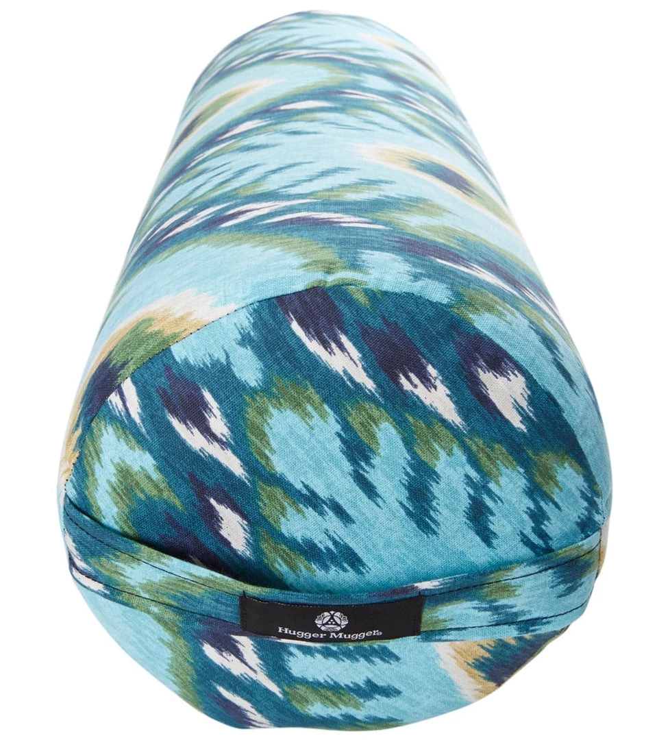 Hugger Mugger Round Printed Yoga Bolster Indigo Ikat 5 Hugger Mugger Round Printed Yoga Bolster Indigo Ikat