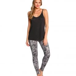 Onzie High Waisted Yoga Leggings Thunder Storm CLOTHING