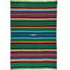 YOGA MATS & PROPS Native Yoga Large Mexican Serape Blanket Kelly Green