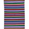 Native Yoga Large Mexican Serape Blanket Lavender