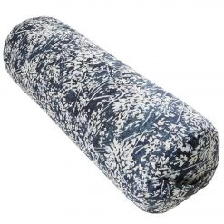 YOGA MATS & PROPS Hugger Mugger Round Printed Yoga Bolster Midnight Flurry