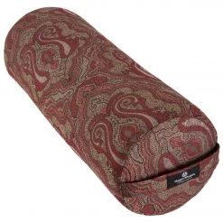 Hugger Mugger Round Printed Yoga Bolster Vintage Currant
