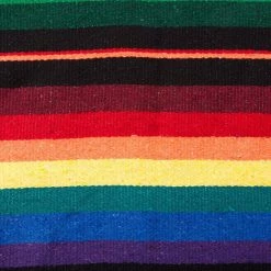 Native Yoga Super Diamond Mexican Yoga Blanket (Colors May Vary) Royal Blue