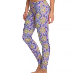 Onzie Long Yoga Leggings Lotus
