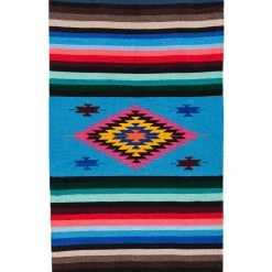 Native Yoga Super Diamond Mexican Yoga Blanket (Colors May Vary) Turquoise 9 Native Yoga Super Diamond Mexican Yoga Blanket (Colors May Vary) Turquoise