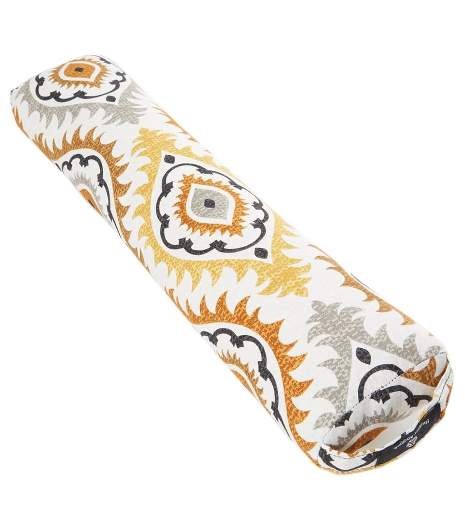 Hugger Mugger Pranayama Printed Yoga Bolster Fiery Sol 3 Hugger Mugger Pranayama Printed Yoga Bolster Fiery Sol