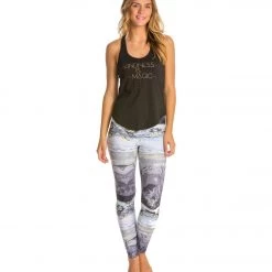 Onzie Long Yoga Leggings Artic