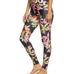 Onzie High Waisted Yoga Leggings Butterflies