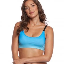 NEW ARRIVALS Onzie Graphic Elastic Yoga Sports Bra Indian Blue Ombre