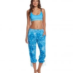 NEW ARRIVALS Onzie Graphic Elastic Yoga Sports Bra Indian Blue Ombre