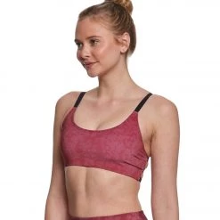 Onzie Graphic Elastic Yoga Sports Bra Burgundy Ombre NEW ARRIVALS