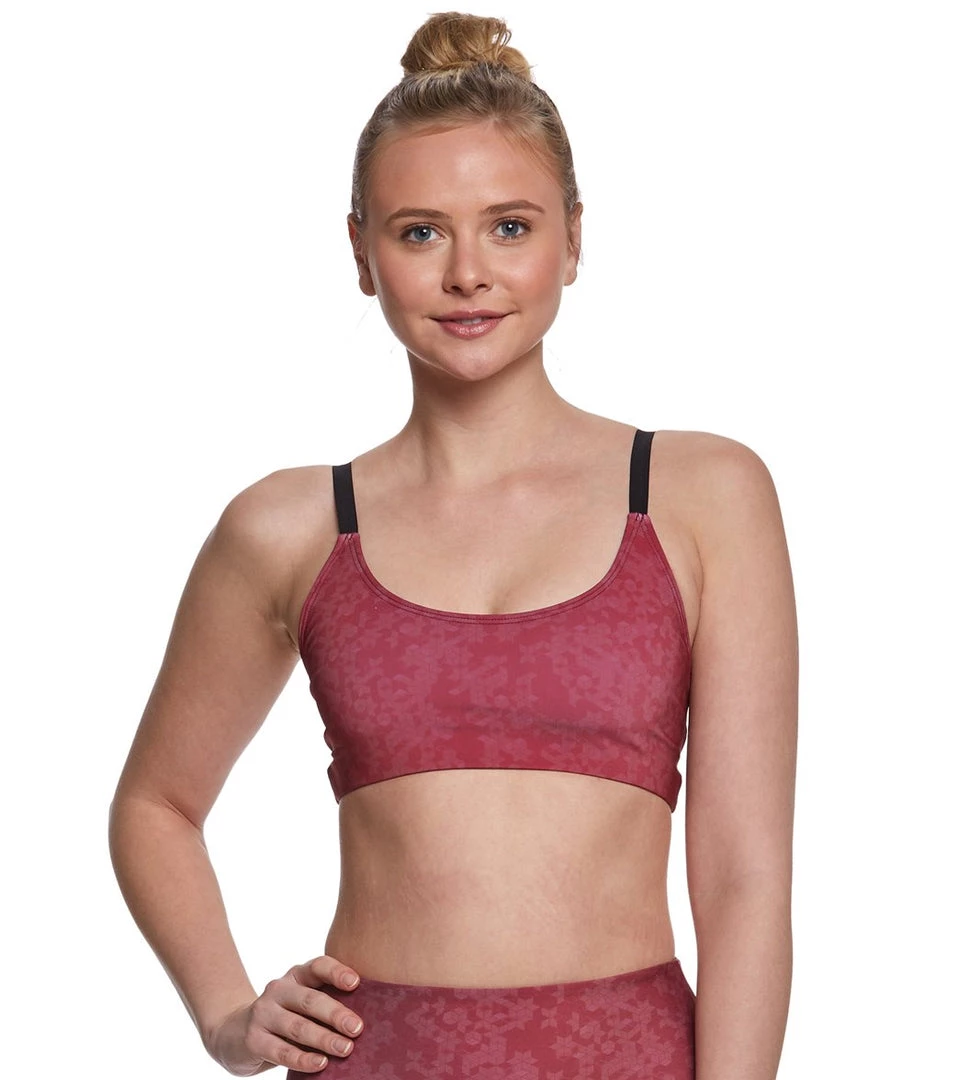 Onzie Graphic Elastic Yoga Sports Bra Burgundy Ombre NEW ARRIVALS 9 Onzie Graphic Elastic Yoga Sports Bra Burgundy Ombre NEW ARRIVALS