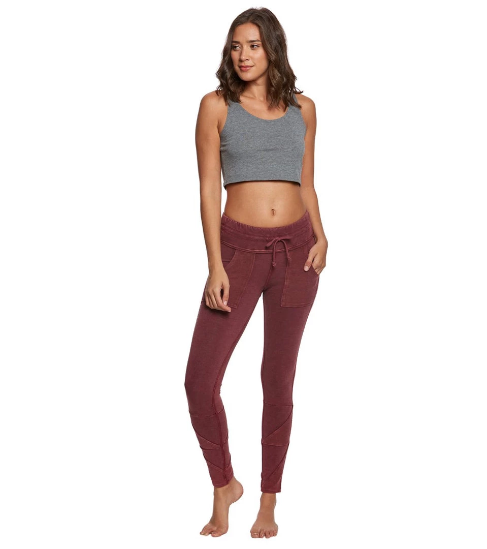 CLOTHING Free People Movement Kyoto Workout Leggings Wine 6 CLOTHING Free People Movement Kyoto Workout Leggings Wine