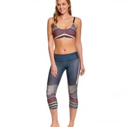Onzie Graphic Elastic Yoga Sports Bra Empire NEW ARRIVALS