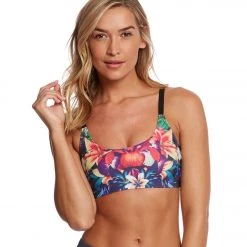 Onzie Graphic Elastic Yoga Sports Bra Geo Floral NEW ARRIVALS