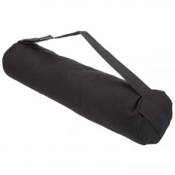 Everyday Yoga Cotton Mat Bag With Inner Pockets Black ACCESSORIES