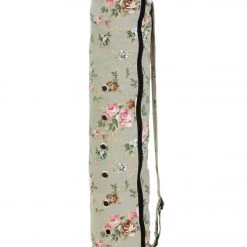 ACCESSORIES Everyday Yoga Cotton Mat Bag With Inner Pockets Green Floral