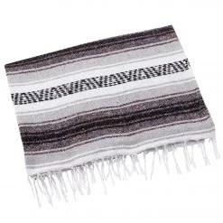 Native Yoga Economy Falsa Mexican Blanket Gray YOGA MATS & PROPS