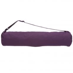 Everyday Yoga Cotton Mat Bag With Inner Pockets Plum