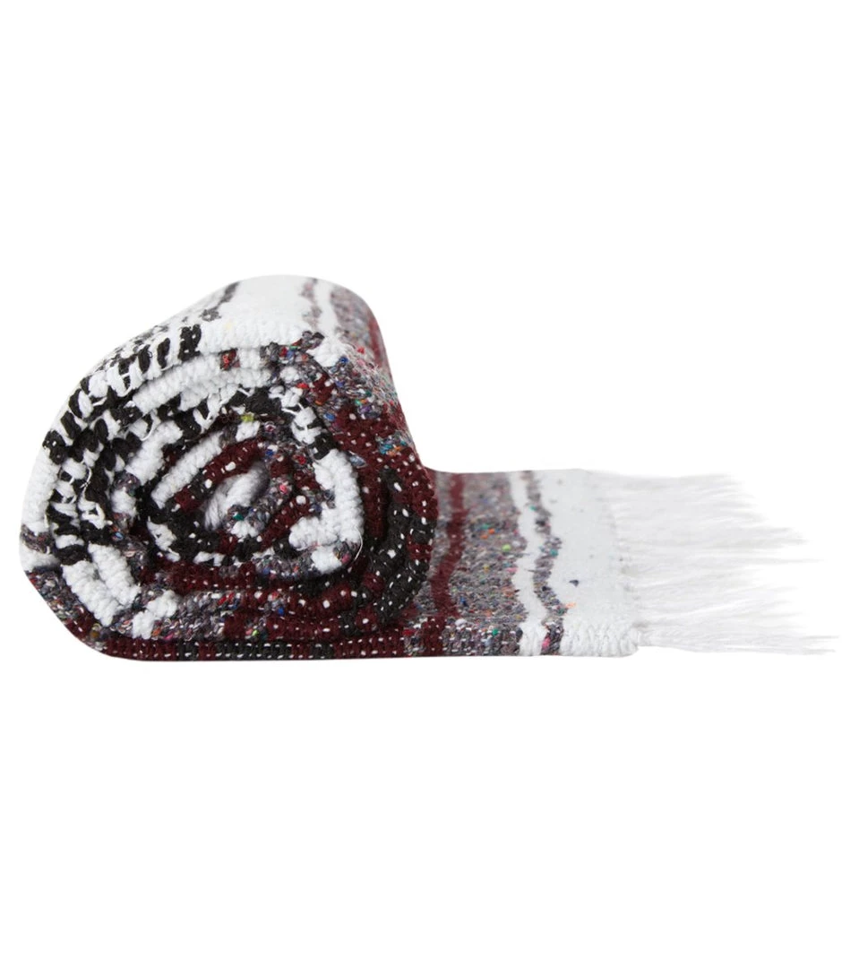 YOGA MATS & PROPS Native Yoga Economy Falsa Mexican Blanket Burgundy 5 YOGA MATS & PROPS Native Yoga Economy Falsa Mexican Blanket Burgundy