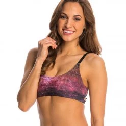 Onzie Graphic Elastic Yoga Sports Bra Night Falls 11 Onzie Graphic Elastic Yoga Sports Bra Night Falls