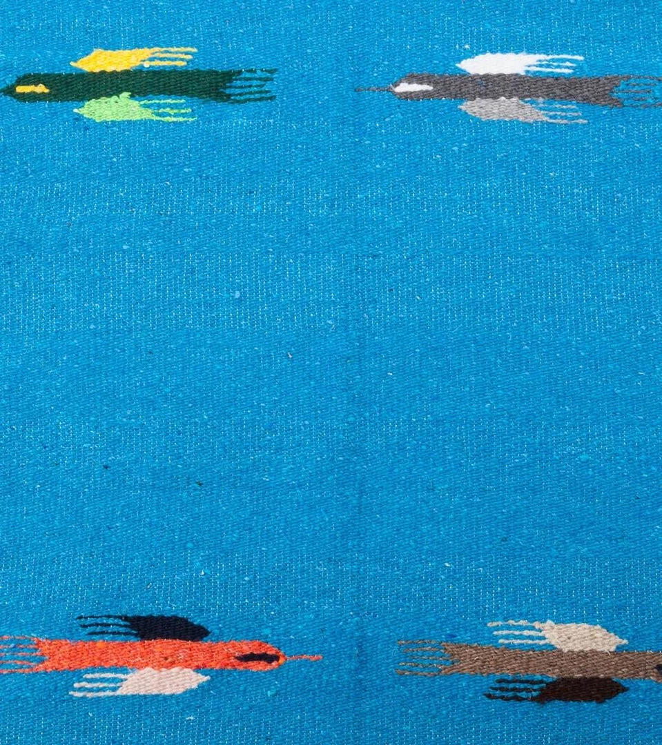 Native Yoga Thunderbird Yoga Blanket Turquoise YOGA MATS & PROPS 6 Native Yoga Thunderbird Yoga Blanket Turquoise YOGA MATS & PROPS