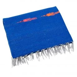 Native Yoga Thunderbird Yoga Blanket Blue YOGA MATS & PROPS