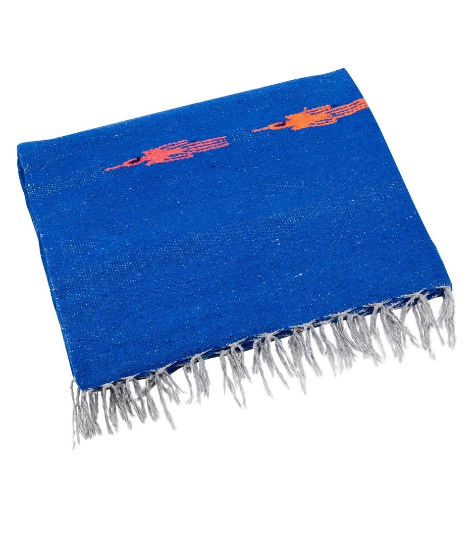 Native Yoga Thunderbird Yoga Blanket Blue YOGA MATS & PROPS 4 Native Yoga Thunderbird Yoga Blanket Blue YOGA MATS & PROPS