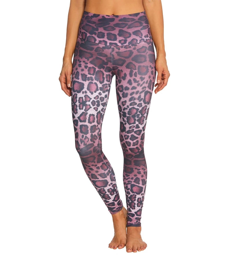CLOTHING Onzie High Waisted Yoga Leggings Purple Cheetah 9 CLOTHING Onzie High Waisted Yoga Leggings Purple Cheetah