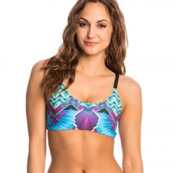 NEW ARRIVALS Onzie Graphic Elastic Yoga Sports Bra Cleo