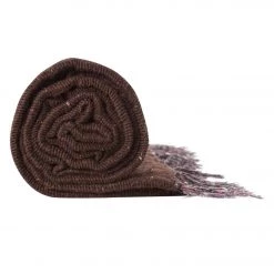 YOGA MATS & PROPS Native Yoga Solid Color Woven Yoga Blanket Brown