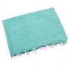 Native Yoga Solid Color Woven Yoga Blanket Mint YOGA MATS & PROPS