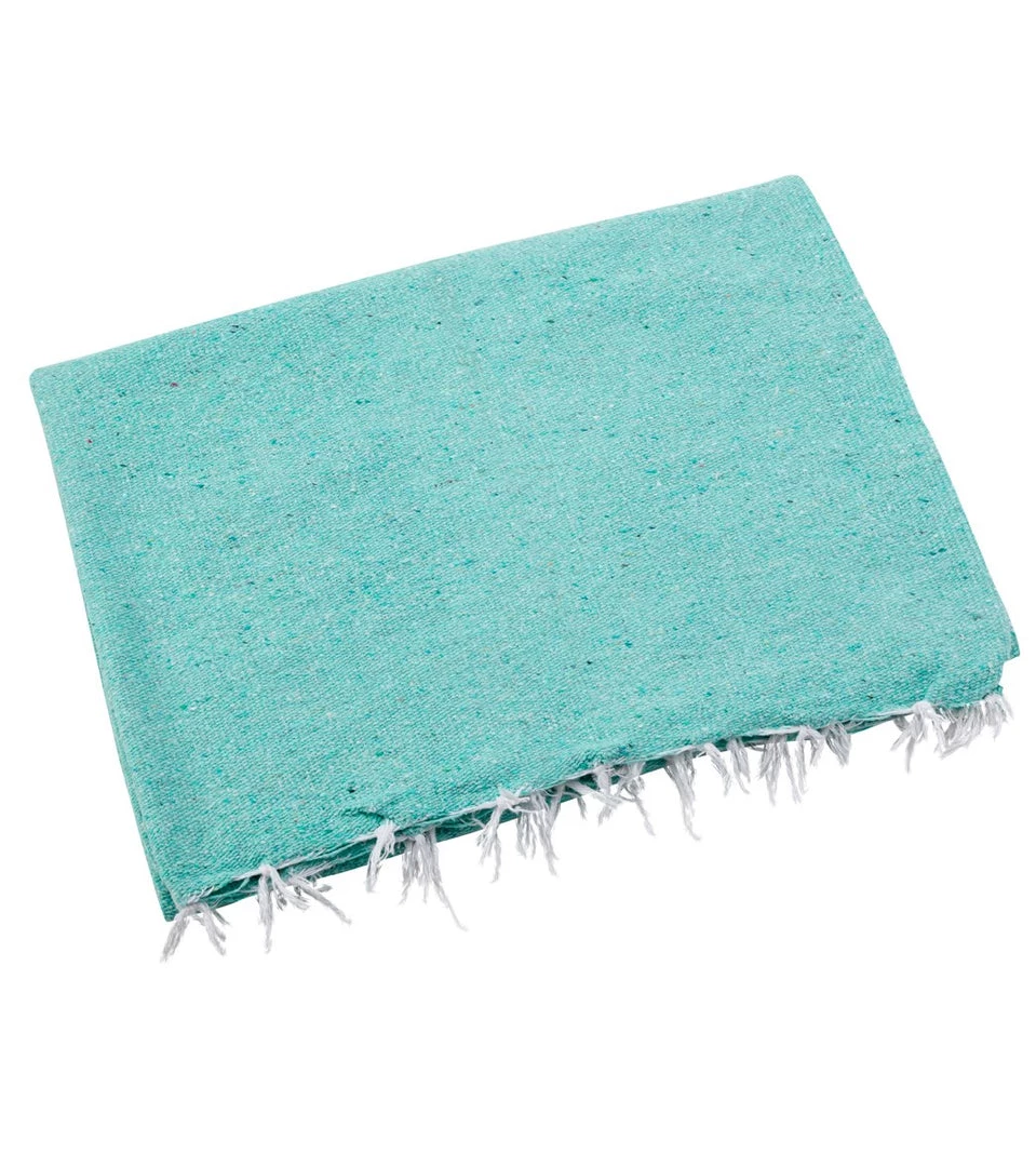 Native Yoga Solid Color Woven Yoga Blanket Mint YOGA MATS & PROPS 3 Native Yoga Solid Color Woven Yoga Blanket Mint YOGA MATS & PROPS