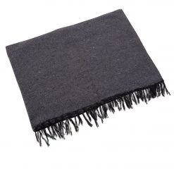 YOGA MATS & PROPS Native Yoga Solid Color Woven Yoga Blanket Gray